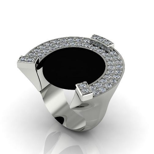 Ring Horseshoe Model 2985 3D print model_1