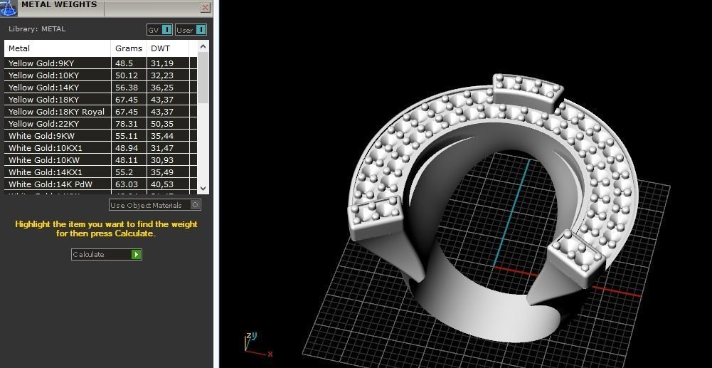 Ring Horseshoe Model 2985 3D print model_12