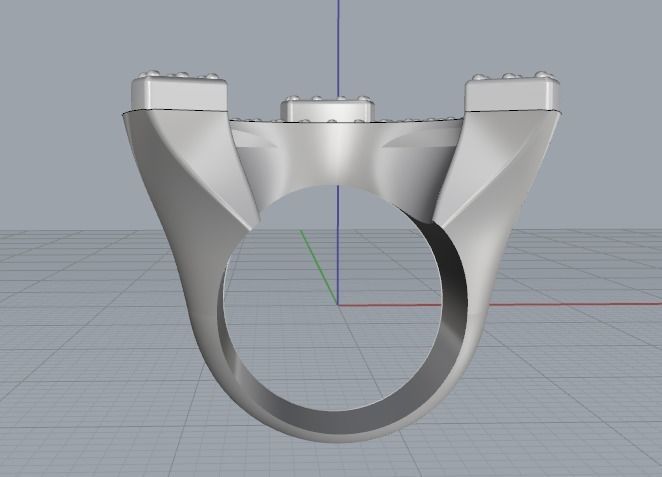 Ring Horseshoe Model 2985 3D print model_3