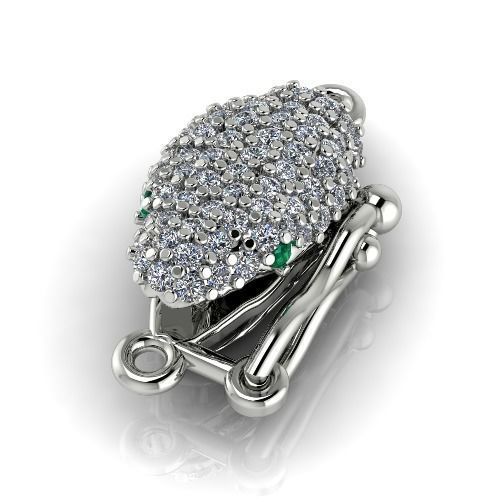 Snake head Lock Model 2983 3D print model_1