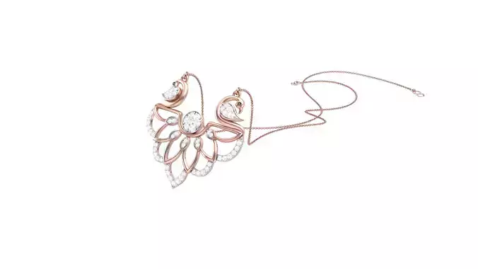Women Necklace Pendants 3dm STL OBJ FBX Renders Details 3D print model