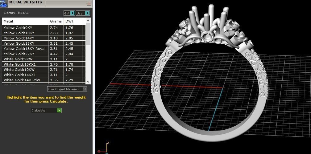 Ring with patterns Model 2980 3D print model_8