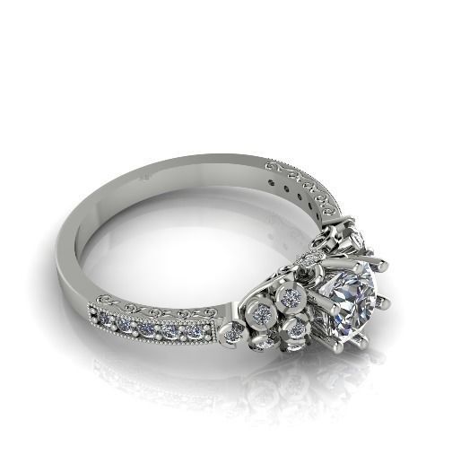 Ring with patterns Model 2980 3D print model_1