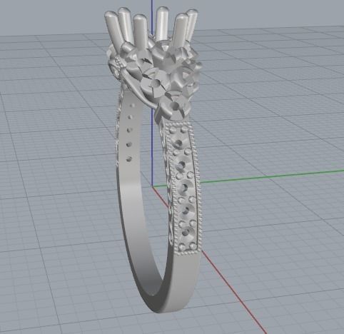 Ring with patterns Model 2980 3D print model_5