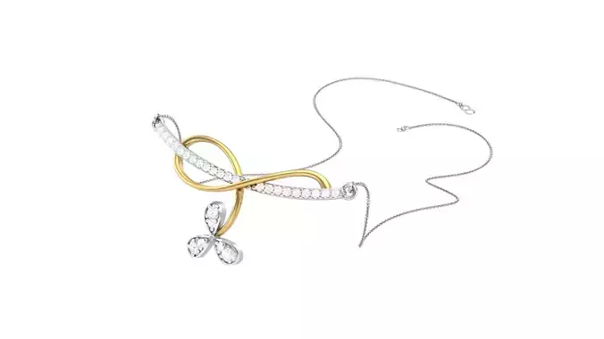 Women Necklace Pendants 3dm STL OBJ FBX Renders Details 3D print model