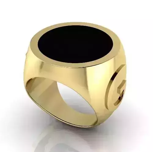 Mens Ring with the letters G X Model 2977