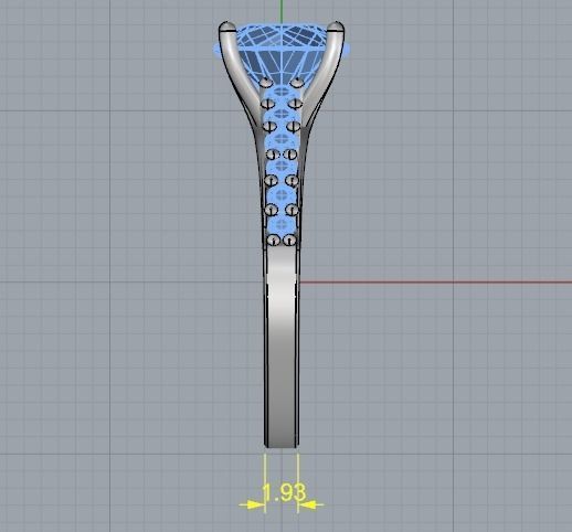 Soliter ring Model 2967 3D print model_7