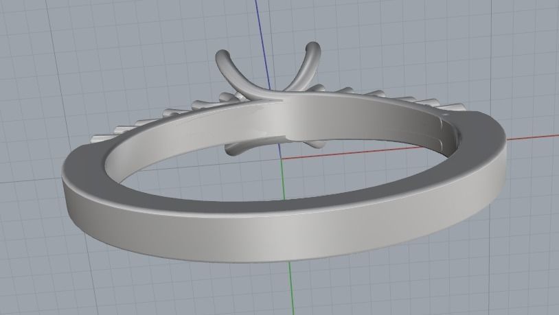 Soliter ring Model 2967 3D print model_5