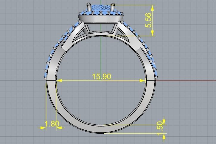 Ring Model 2966 3D print model_6