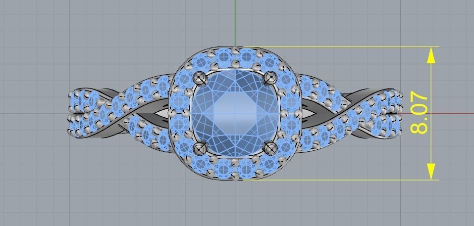 Ring Model 2966 3D print model_7