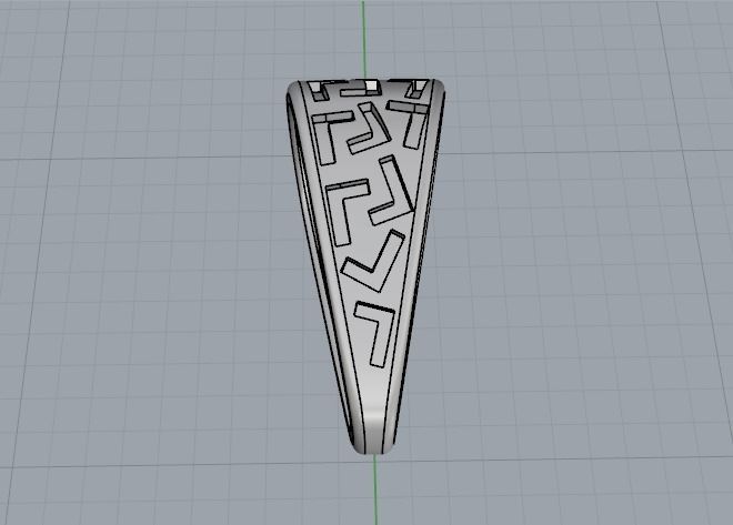 Pendant with patterns Model 2965 3D print model_4