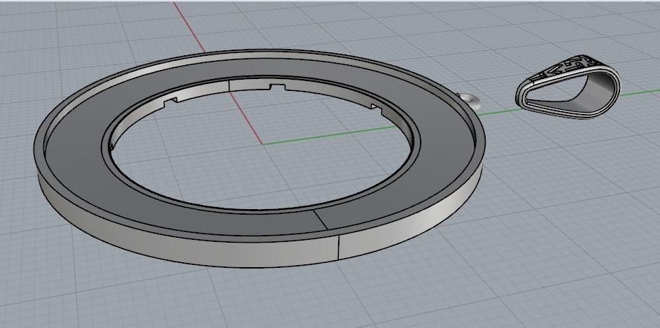 Pendant with patterns Model 2965 3D print model_3