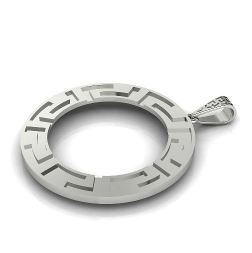 Pendant with patterns Model 2965 3D print model_1