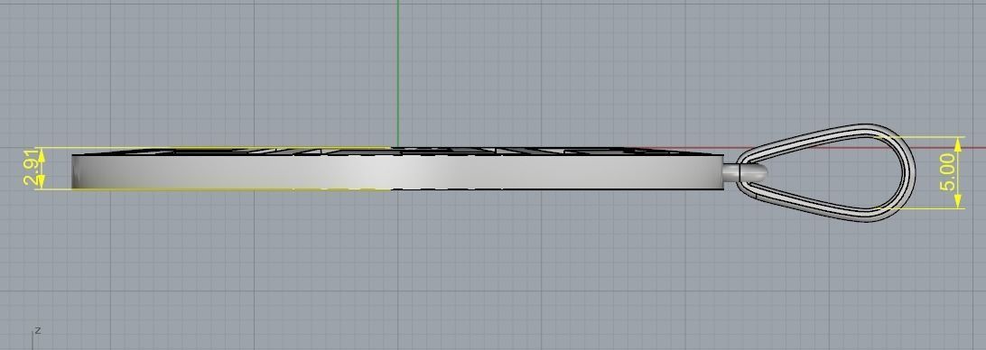 Pendant with patterns Model 2965 3D print model_7