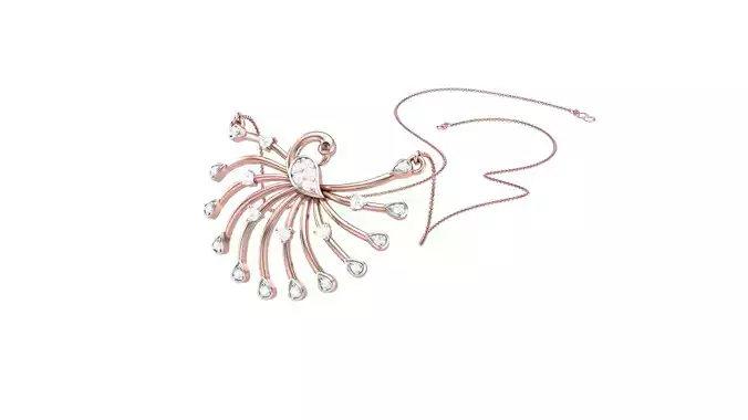 Women Necklace Pendants 3dm STL OBJ FBX Renders Details 3D print model