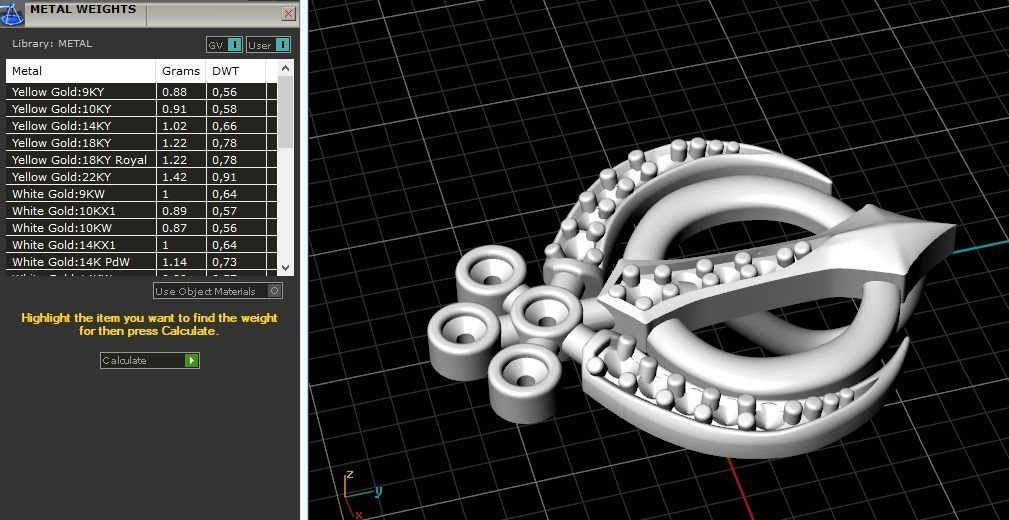Pendant symbol of Khanda Model 2958 3D print model_8
