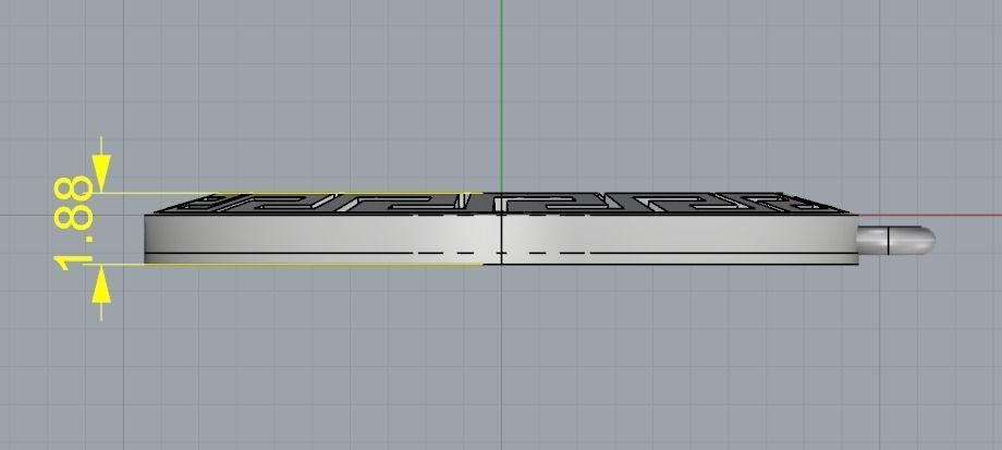 Pendant Model 2957 3D print model_7