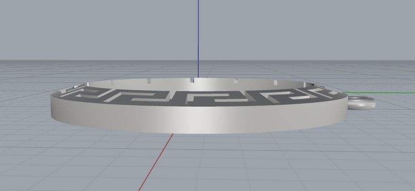 Pendant Model 2957 3D print model_3