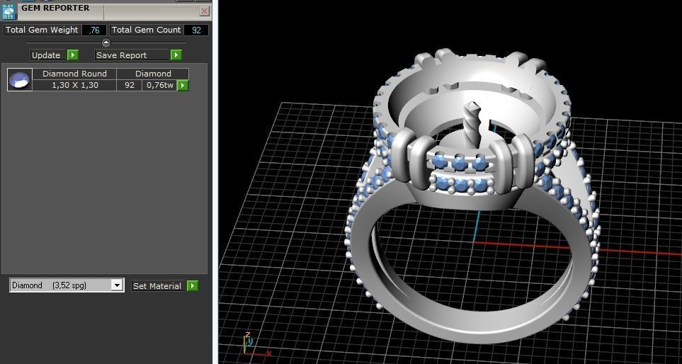 Pearl ring Model 2956 3D print model_10