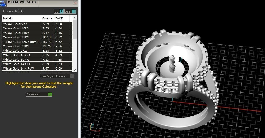 Pearl ring Model 2956 3D print model_9
