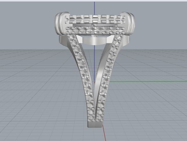 Pearl ring Model 2956 3D print model_3