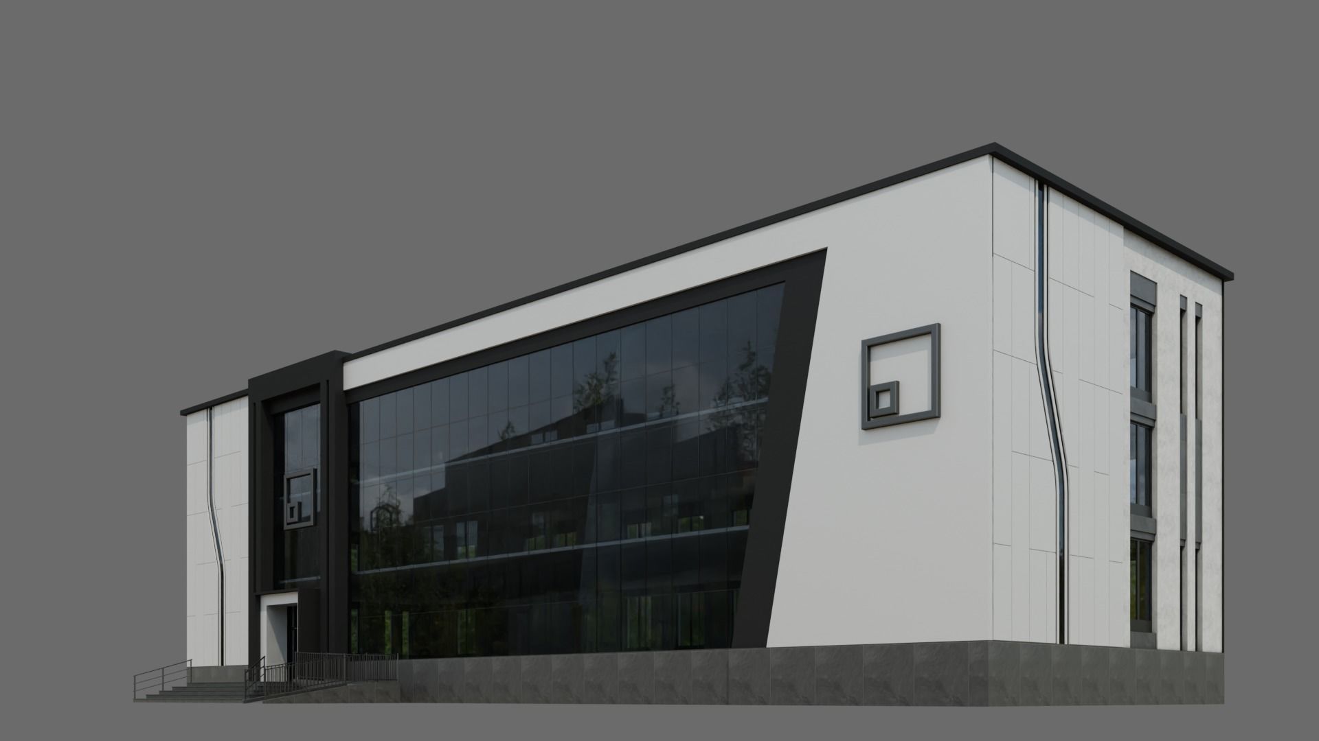 Office Building ID012 3D model_2