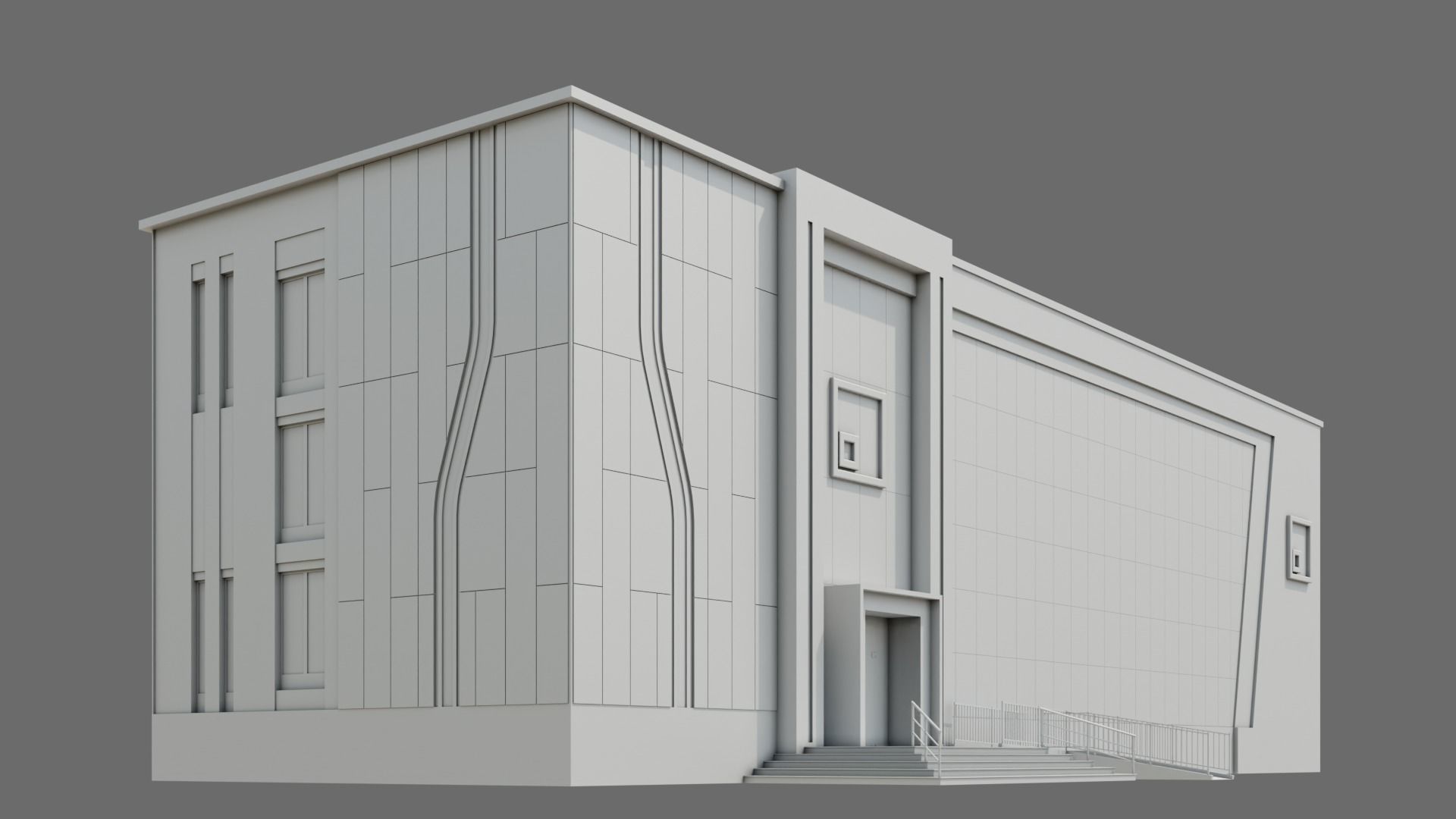 Office Building ID012 3D model_1