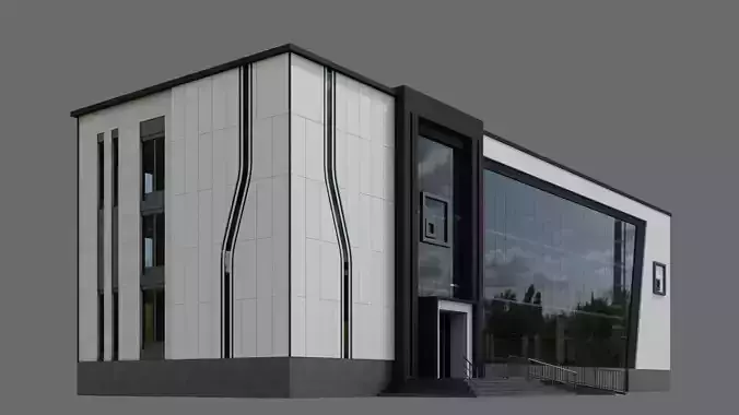 Office Building ID012 3D model