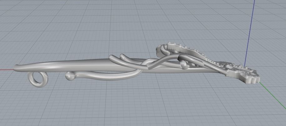 Pendant Model 2953 3D print model_5