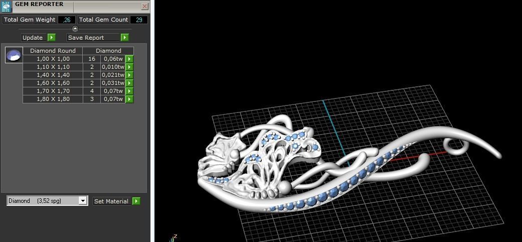 Pendant Model 2953 3D print model_9