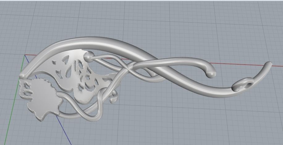 Pendant Model 2953 3D print model_4