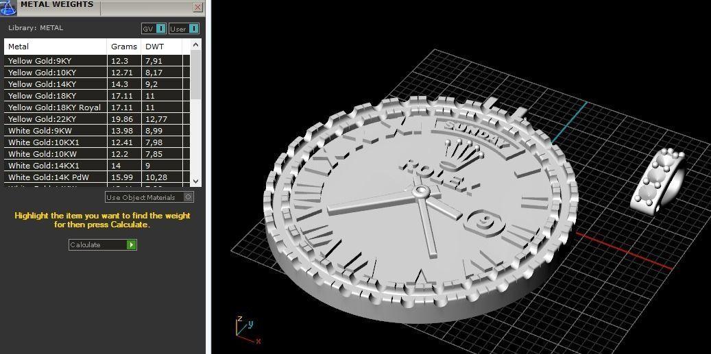 Pendant watch Model 2950 3D print model_8