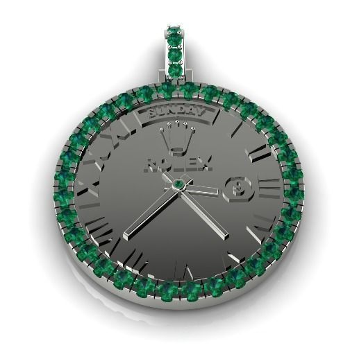 Pendant watch Model 2950 3D print model_1