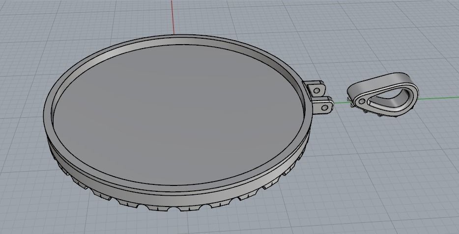 Pendant watch Model 2950 3D print model_5