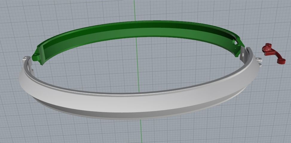 Bracelet without stones Model 2949 3D print model_5