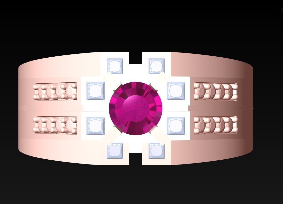 Diamond Rings - N4233 3D print model_4