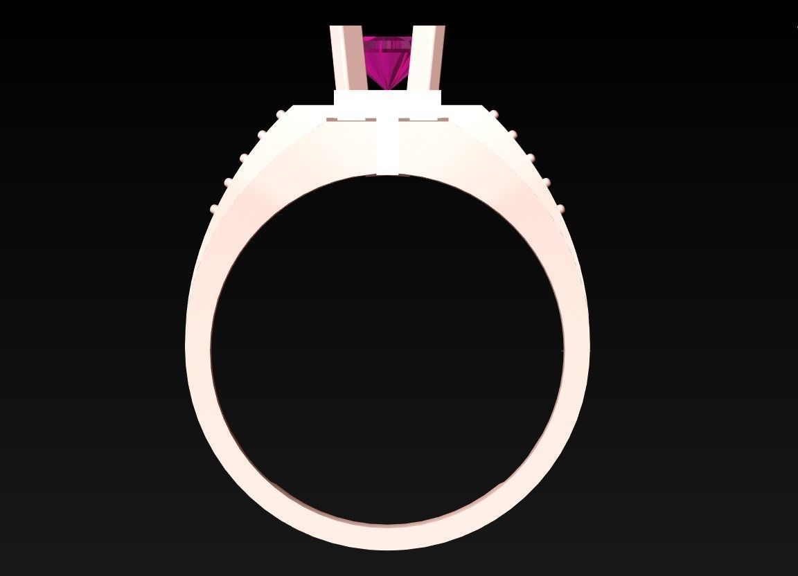 Diamond Rings - N4233 3D print model_5