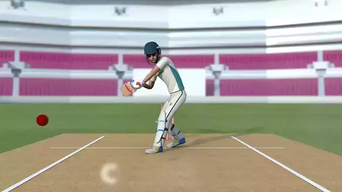 Cricket Animations 3D model