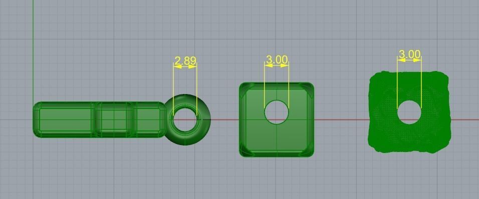 Cross and cubes Model 2944 3D print model_5