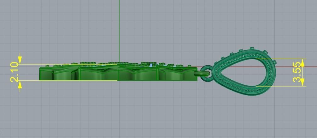 Star of David pendant Model 2940 3D print model_7