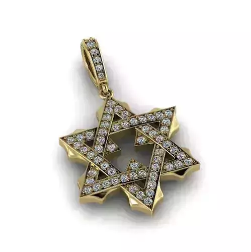 Star of David pendant Model 2940