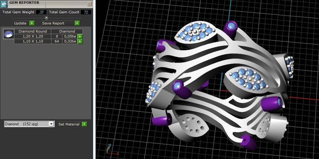 Ring flower Model 3039 3D print model_9