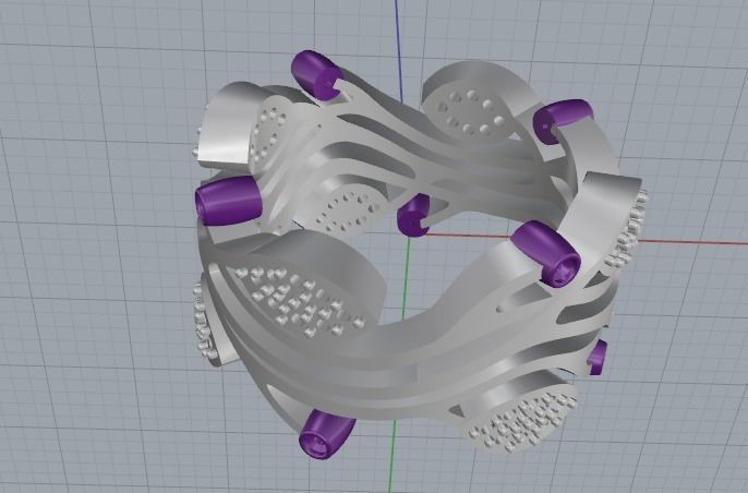 Ring flower Model 3039 3D print model_5