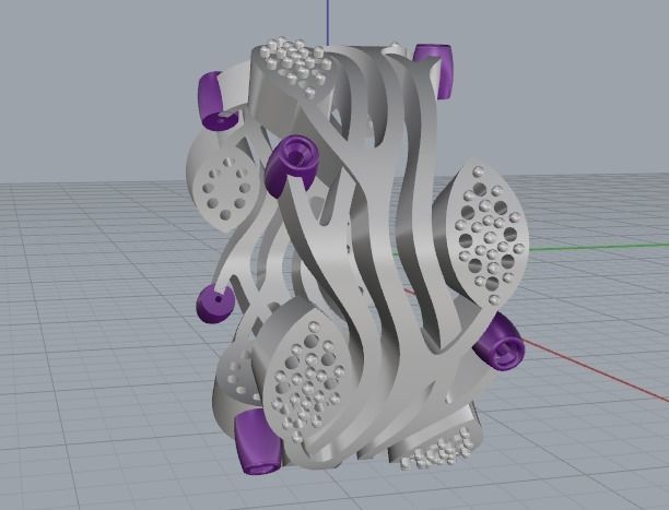 Ring flower Model 3039 3D print model_4