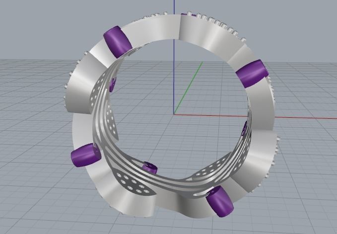 Ring flower Model 3039 3D print model_3