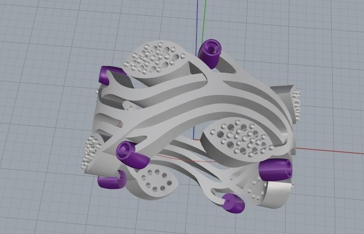 Ring flower Model 3039 3D print model_2