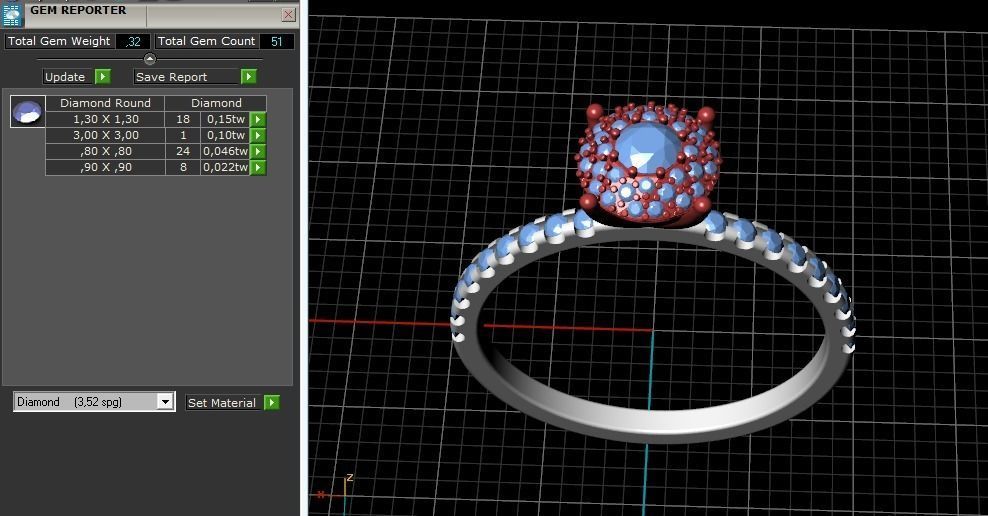 Soliter ring Model 3036 3D print model_10