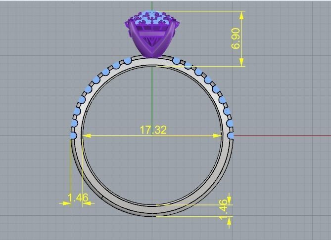Soliter ring Model 3036 3D print model_6