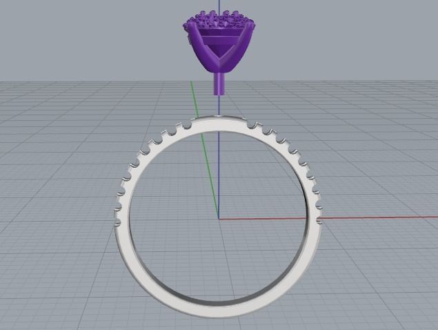 Soliter ring Model 3036 3D print model_2