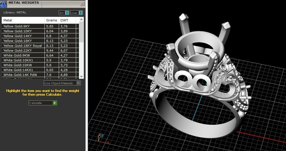 Ring with patterns Model 3033 3D print model_8